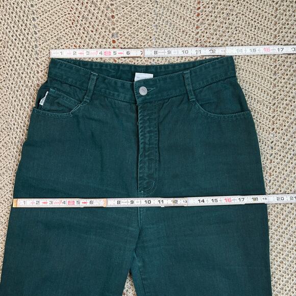 Vintage 90s BONGO Dark Green Jeans - Size 27 x 32 - Picture 8 of 8